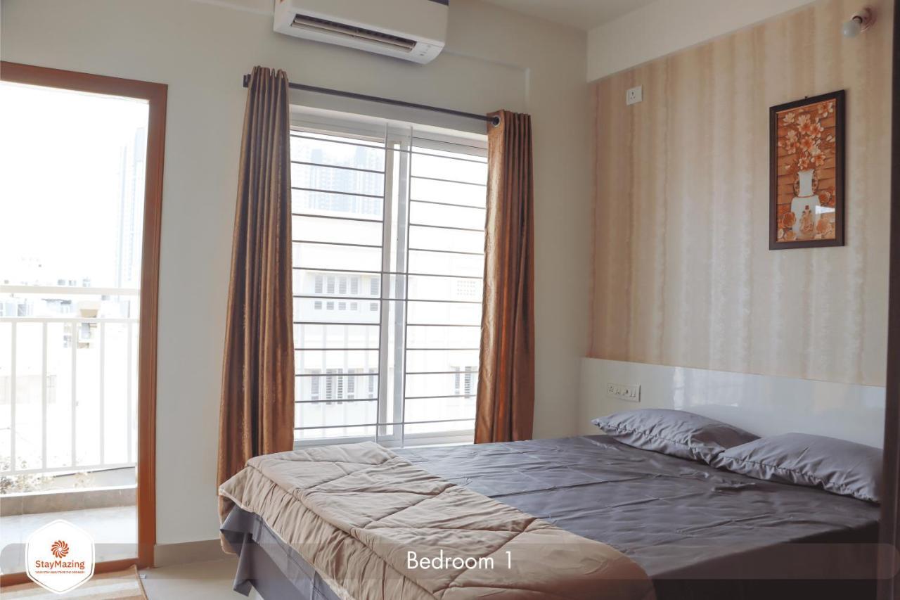 Staymazing-1,2 & 3 Bhk Ac Apartments In Hebbal-5Mins To Manyata-30Mins To Airport Bangalore Exterior foto