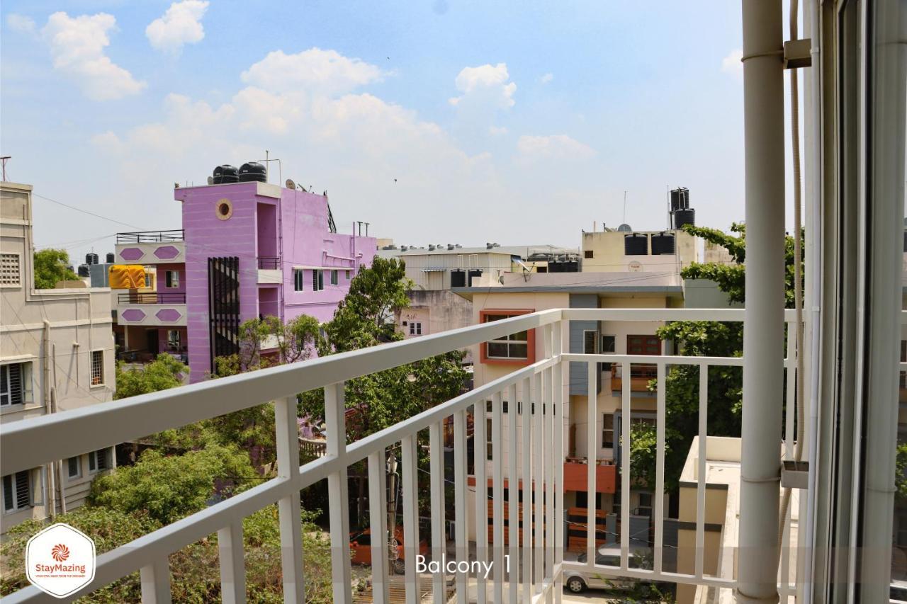 Staymazing-1,2 & 3 Bhk Ac Apartments In Hebbal-5Mins To Manyata-30Mins To Airport Bangalore Exterior foto